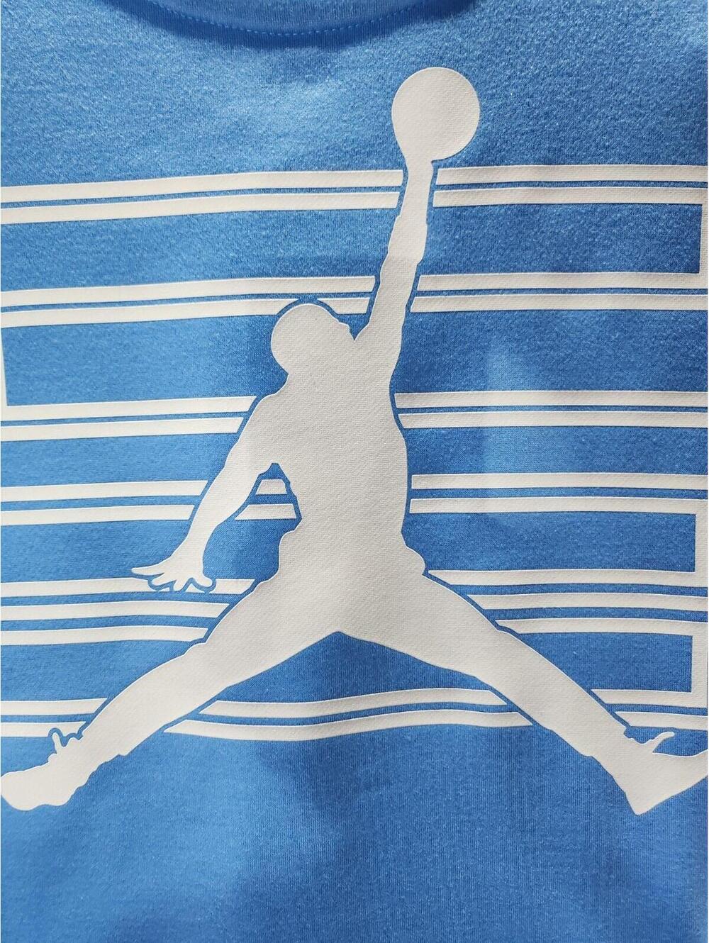 Jordan Jumpman Dri-FIT Varsity Jacket XXL Blue White Snap Closure Pockets - Picture 8 of 15